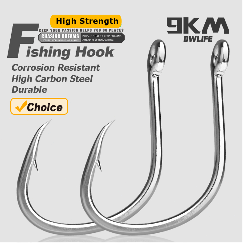 Fishing Hook Barbless - 9KM 낚시 후크 바닷물 라이브 미끼
