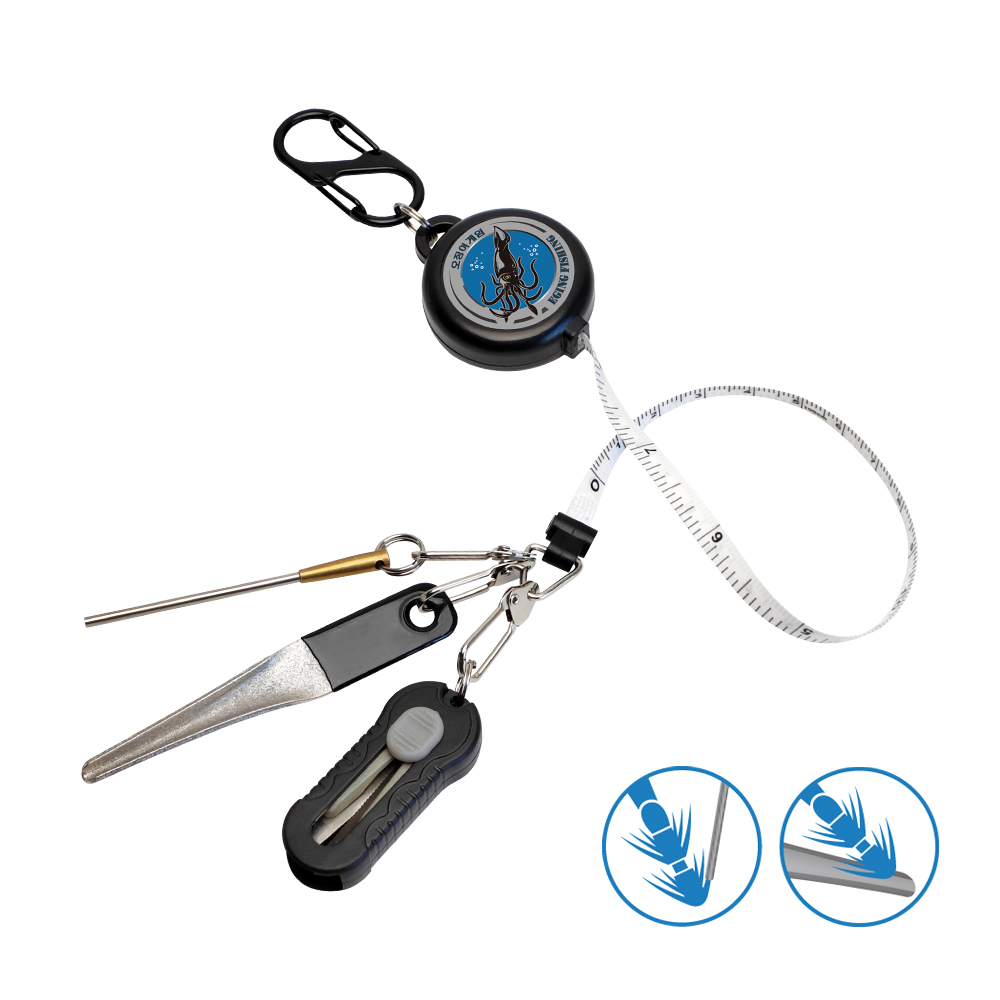 Fishing Hook Stainless Steel - 4in1 낚시 도구 세트: 100cm 줄자,