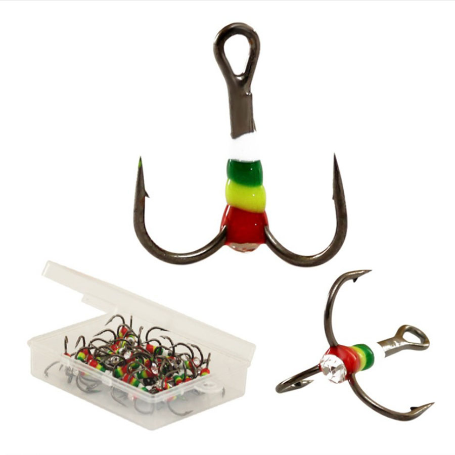 얼음 낚시 레인보우 후크 5 pcs40 pcs, 고 탄 - Fishing Hook Assortment 리뷰 및 가격