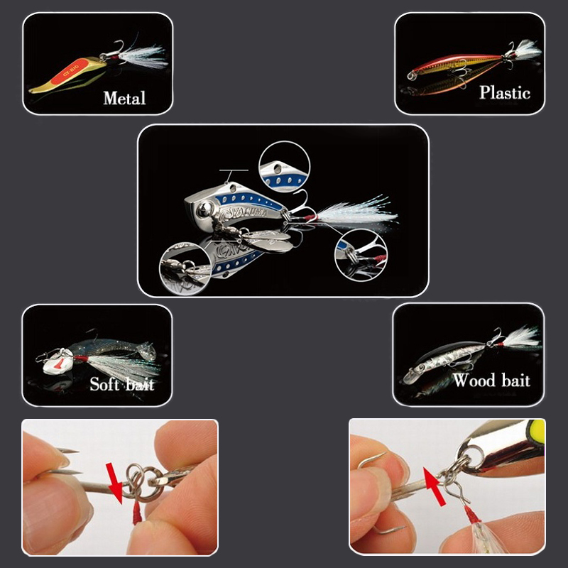 MNFT 10 Pcs 49mm 깃털 루어 펜던트 Blo - Fishing Hook Treble 리뷰 및 가격