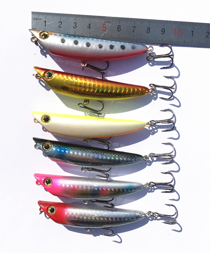 낚시 지그재그 개 미끼 인공 연필 미끼 하드 미끼, 9 - Fishing Hook Treble 리뷰 및 가격