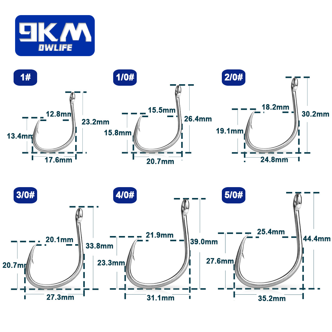 9KM 낚시 후크 바닷물 라이브 미끼 후크 25~100 - Fishing Hook Barbless 리뷰 및 가격