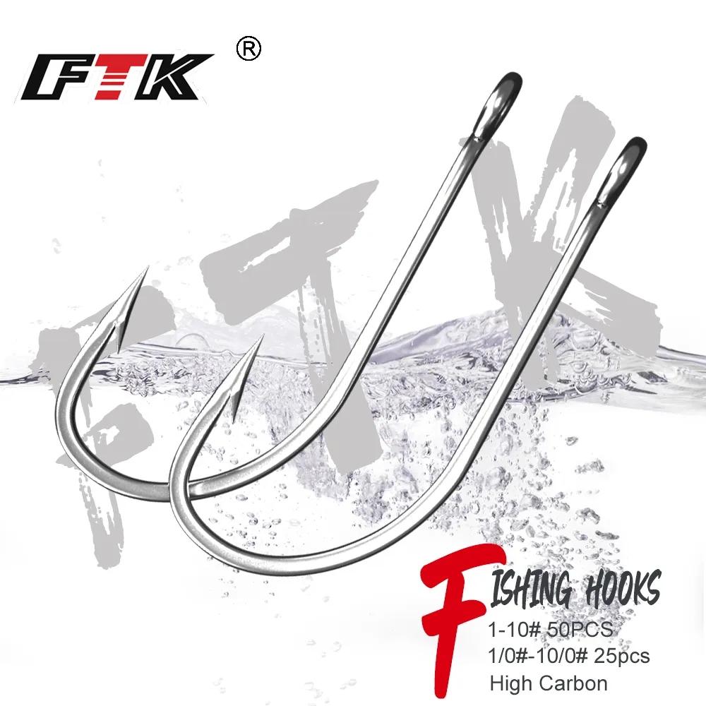 FTK 낚시 후크 1-10 # 50개 1/0 # -10 - Fishing Hook Assortment 리뷰 및 가격